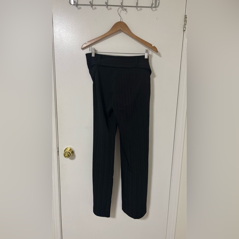 Star City Black Pinstripe Pantsuit